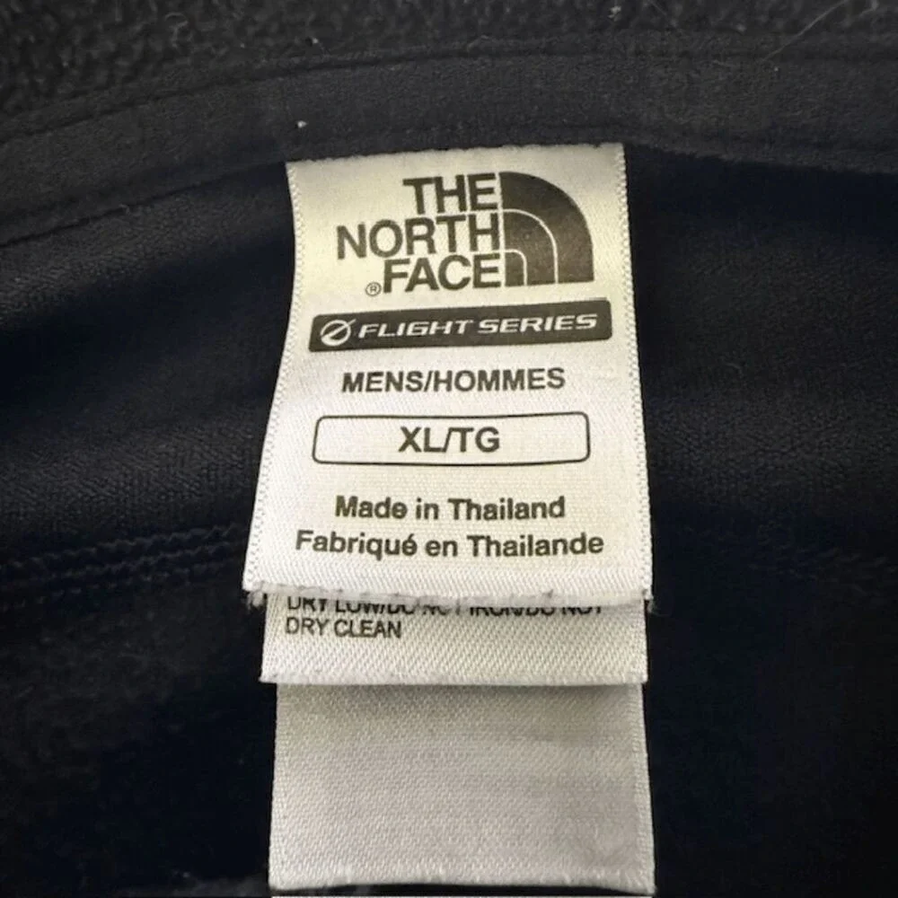 The North Face Flight Series Mens XL Black Quarter‎ Zip Fleece Pullover X-013